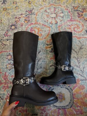 Bottes biker à boucle LAMIS (plusieurs coloris)