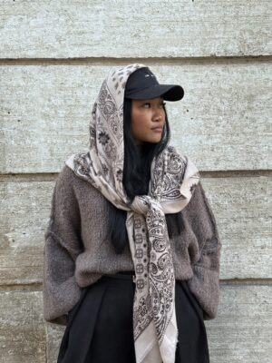 Foulard motif bandana KAREL (grand format-plusieurs coloris) en précommande