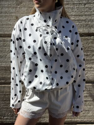 Veste à pois JULIA (plusieurs coloris + pantalon assorti)